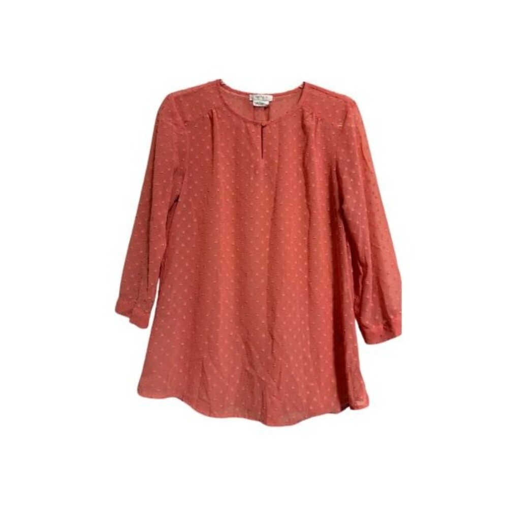 Van Heusen Coral Textured Blouse S/P
